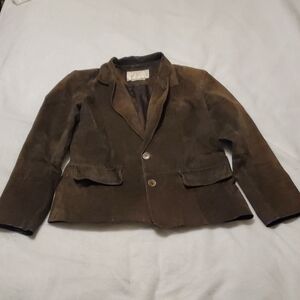 Margaret Godfrey Suede Leather Blazer
